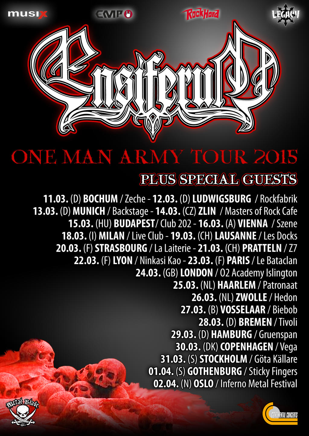 Ensiferum – im März auf Tour