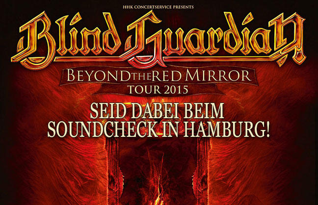 Soundcheck mit Blind Guardian