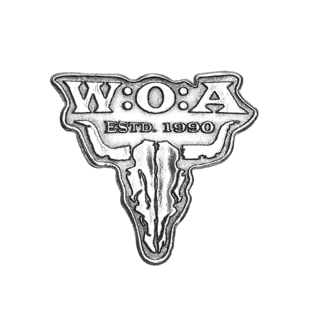 W:O:A - Metall Label - Logo | www.metaltix.com