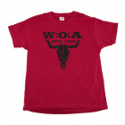 W:O:A - Kids T-Shirt - Logo - Brick Red