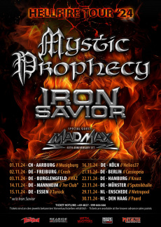 MYSTIC PROPHECY & IRON SAVIOR  | www.metaltix.com