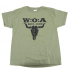 W:O:A - Kids T-Shirt - Logo - Classic Olive